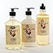 Liquid Soap & Lotion Kitchen Caddy: Tri Coastal Design Silver Wire Sink Basket Set - Honey Almond Dish Soap, Hand Soap, and Lotion - 13.5 Fluid Ounces