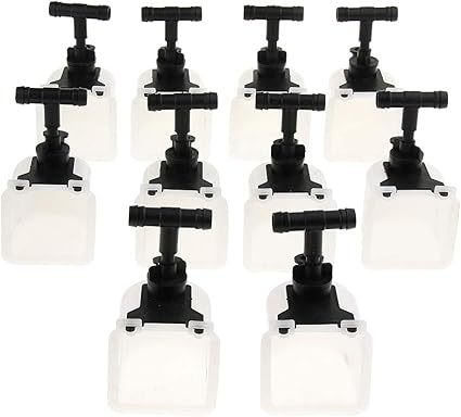 10 Piece Nipple Waterer Drinker Automatic Water Rabbit Bunny Hare