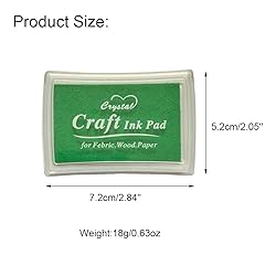 JZTang 6 Pcs Craft Ink Pad, Washable Ink Pads for