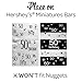 Black and Silver 50th Birthday Mini Candy Bar Wrappers, Shiny Foil - 45 Stickers