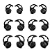 TEEMADE 12 Pieces for Bose Earbuds Replacement Tips Silicone Covers for Bose QC30 QuietControl 30 QC20 SIE2 IE3 Soundsport Wireless Earphones (Black)