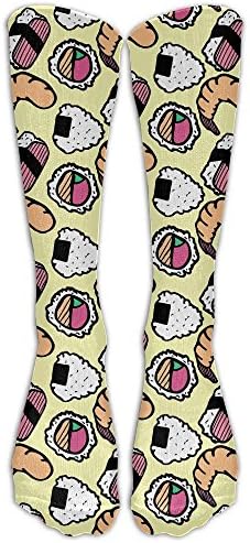 HFXFM's Shrimp Sakura Sushi Casual Athletic Socks Novelty Calf High Running Long Sock Unisex