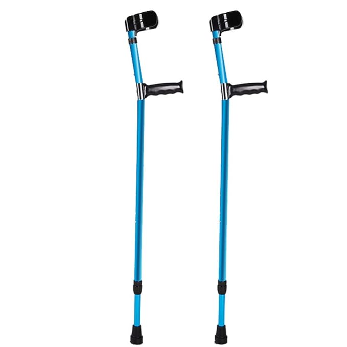 Folding Double Crutches Aluminum Alloy Ultra Light High Load Weight