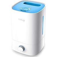 加湿器 卓上 令和革新版 Sakugi 3.5L 加湿器 大容量 超音波式 12-18畳対応 長時間連続稼働 乾燥対策 卓上加湿器 ミストの吹出が360°調整可能 静音、省エネ 空焚き防止機能付き