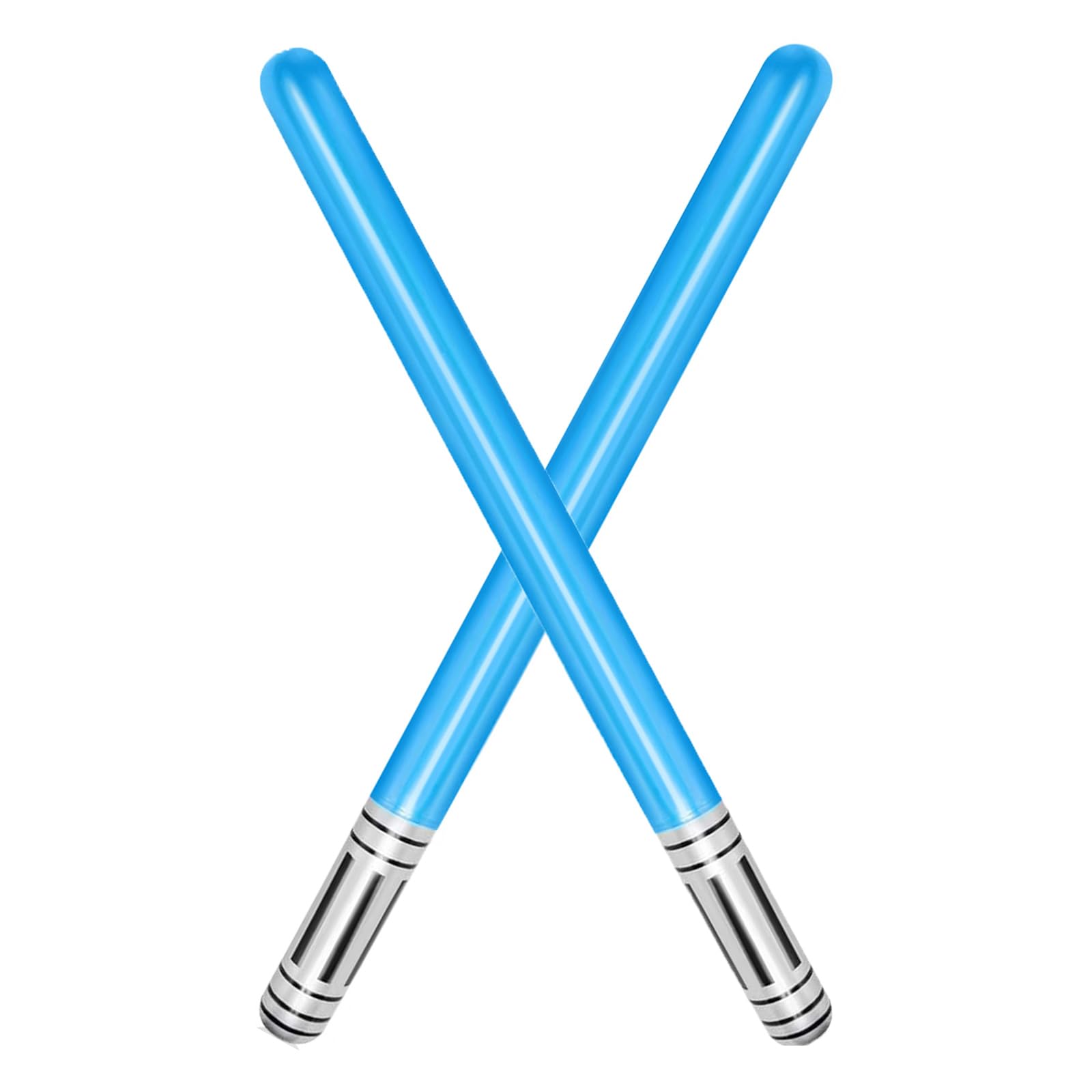 Photo 1 of 2 PCS Inflatable lightsaber - LIYDE Inflatable Light Saber Sword Toys Party Bags Stocking Stuffers Favors Inflatable Swords for Star Wars Themed Party,Cosplay Party (Blue)