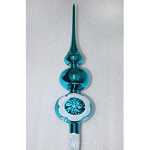 Kerstboompiek groot 35 cm in hoogglans vintage turquoise boompiek kant kerstboom kant kerstboom kerstboom kerstboom kerstboom kerstboom kerstboom kerstboom kerstboom