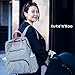 Diaper Bag Backpack by Kute 'n' Koo - New Enhanced Version - Designer Diaper Bag with 18 Handy Pockets, Stroller Straps, Changing Pad and 5 Stunning Colors (1st Generation, French Stripe)