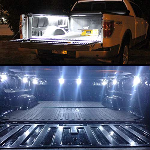NBWDY LED Truck Bed Light Kit48 White LEDs Pickup Bed Lighting Kit