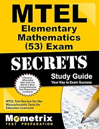 Amazon Com Mtel Elementary Mathematics 53 Exam Secrets