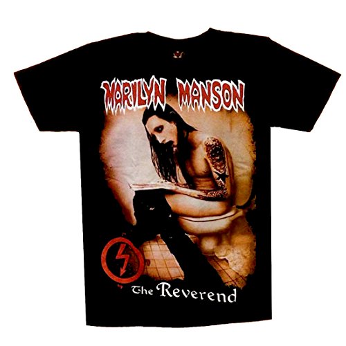Rock&rollman Marilyn Manson T Shirt Rock Band H115 (XL)