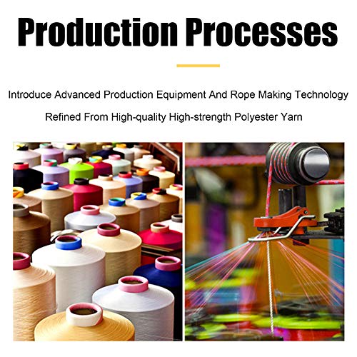 Orange 12mm Statisches Kletterseil, Nylon-Sicherheitsseil, Baumklettern, Eisklettern, Doppelkarabiner… – Bild 7