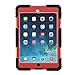 ACEGUARDER Apple Ipad Mini 2 Case Waterproof Rainproof Shockproof Kids Proof Case for Ipad Mini 2 (Gifts Outdoor Carabiner + Whistle + Handwritten Touch Pen) (BLACK/RED)