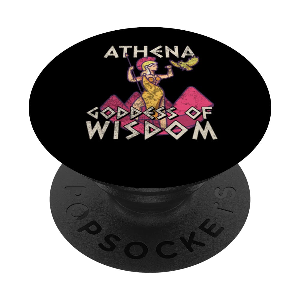Athena Goddess Of Wisdom - Funny Greek PopSockets Swappable PopGrip