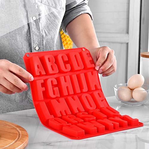 ☀ Dergo ☀ Cake moulds,1PCS 26 Letter Silicone Chocolate Cake Mold Mould Crafts Cookie Candy Ice