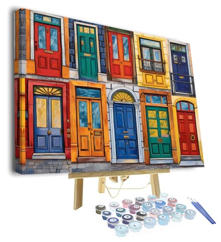 Colorful Doors(Framed)