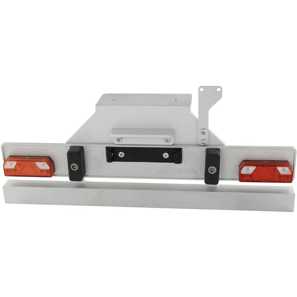 Carson 500907083 1:14 Euro Bumper TAM Tank Trailer, Silver