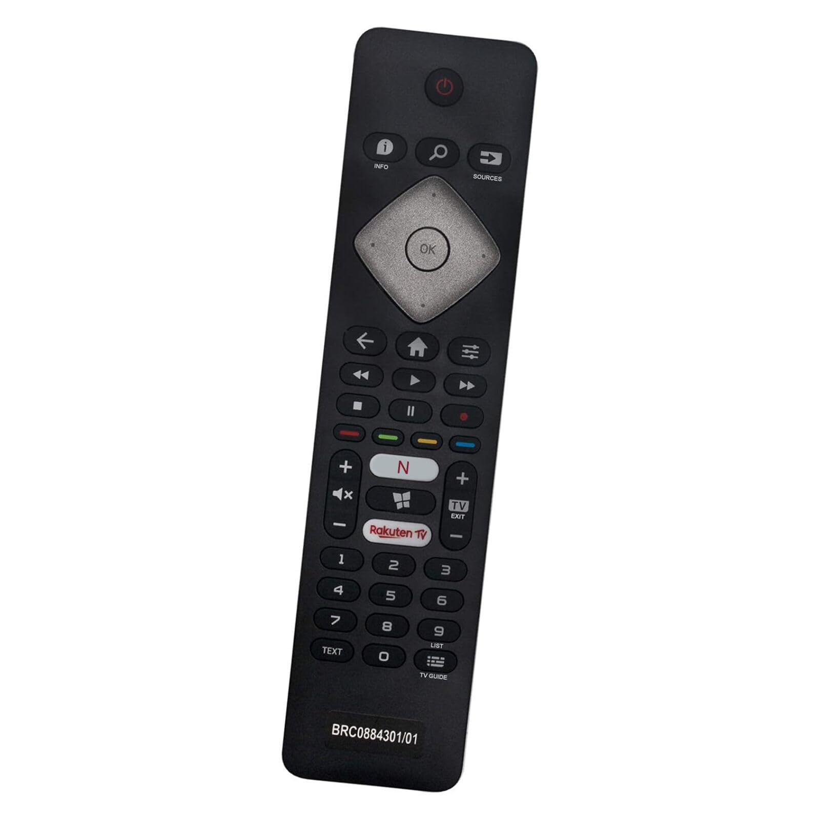 ALLIMITY BRC0884301 01 Remote Control Replace fit for Philips 4K TV BRC0884301/01 43PUS6554/12 43PUS6504/12 65PUS6504/12 70PUS6504/12 43PUS6504/62 50PUS6554/12 65PUS6554/12