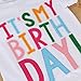Camidy 1-6T Toddler Baby Girls Birthday Outfit Set Birthday Shirt + Rainbow Tutu Skirt (Short Sleeve, 4T)