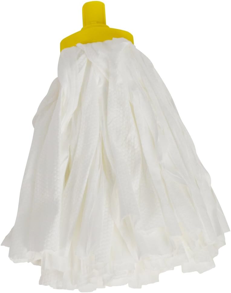 SYR SS006AMZ Socket Mop, 12 Sorb, TIC, Cut End, Mini, Yellow (Pack of 50)