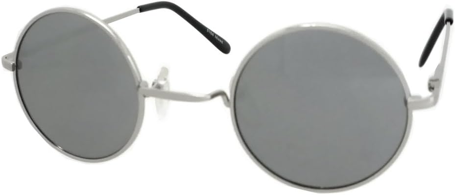 Teashade Sunglasses, Style 16, Silver Frame / Full Mirror Lens