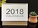 2019 Monthly Desk Pad Calendar with Stand, Twin-Wire Binding,Monthly Planners For Office,School,Family