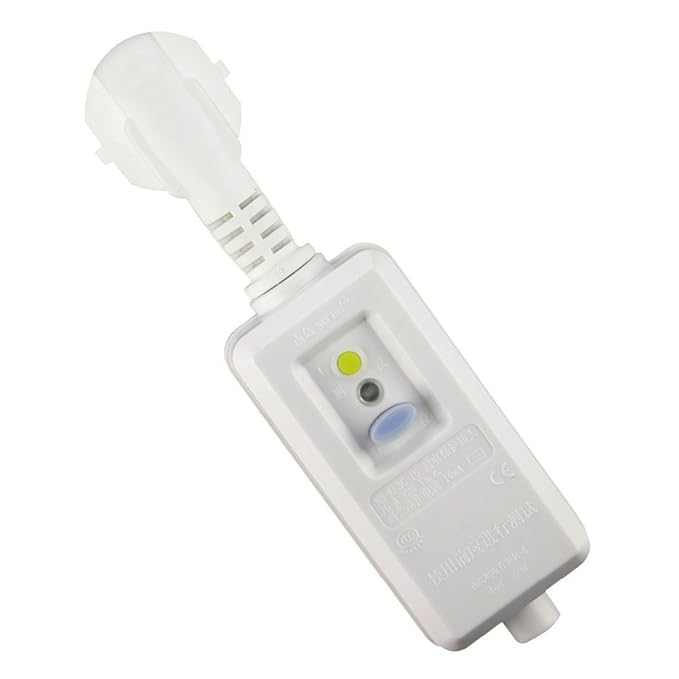 ELECTRONIC-MEI Protección contra Fugas Adaptador de Enchufe RCD de ...