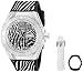 Technomarine Women's TM-114010 Cruise Zebra Analog Display Quartz Two Tone Watch