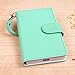 MPERO Nokia Lumia 730/735 Wallet Case, [Flex Flip] Cover with Card Slots and Wrist Strap (Mint Green)