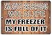 Rogue River Tactical Funny Hunting Metal Tin Sign Wall Decor Man Cave Bar I'm INto Preserving Wildlife My Freezer is Full of It Hunt