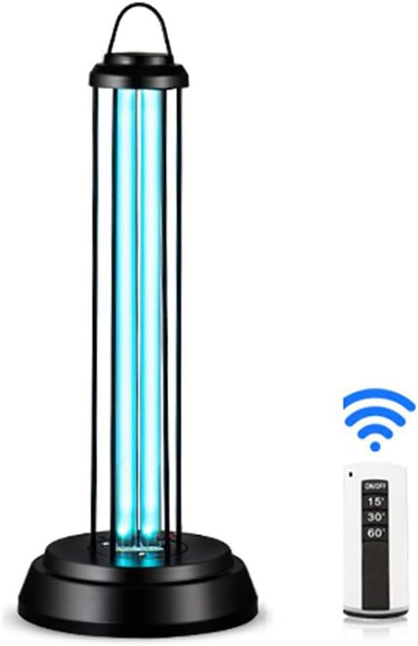 UV Disinfection lamp Portable Household, Home Remote Control Timer, Light UV Disinfection lamp Ozone germicidal UV Sterilization 38 W