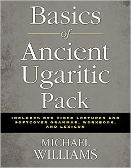 Dvd zondervan Special interest basics of ancient ugaritic pack: includes DVD video lectures and softcover grammar, workbook, an (9780310530657)