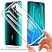 MYLBOO Compatible with for Redmi Note 8 Pro Case Redmi Note 8 Pro Screen Protector,2 in 1 Transparent Soft TPU Phone Case + Full Tempered Glass Screen Protector for Redmi Note 8 Pro (Transparent)