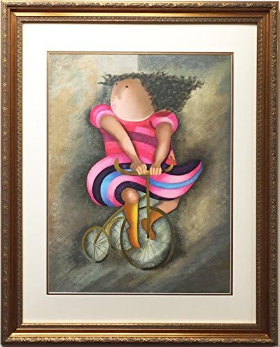 Graciela Rodo Boulanger "Tricycle Out of Print Newly Custom Framed Art Print