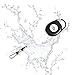 SF 2 in 1 Fly Fishing Angler Accessories Knot Tying Tool Silver with Retractor