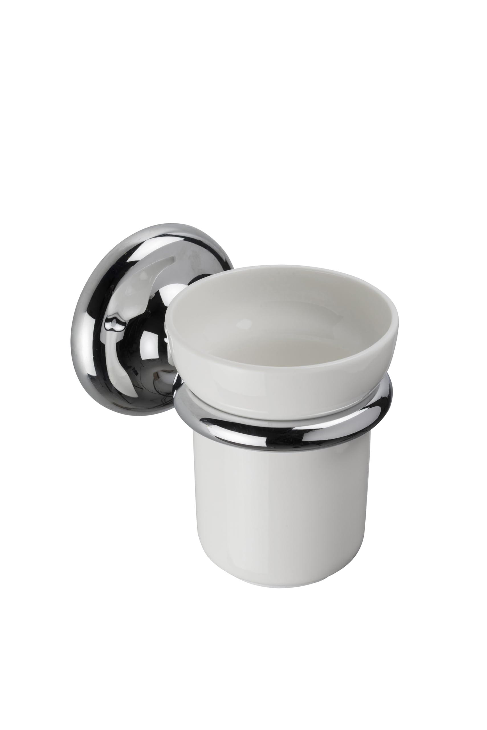 Croydex Flexi-Fix Grosvenor Chrome Easy to Fit Tumbler , QM701841 — image 1