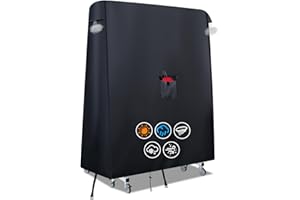 CONFUTURY Table Tennis Cover Outdoor Waterproof，Heavy Duty 420D Ping Pong Table Cover with Paddle Pocket,Windproof Buckle,2 Air Vents，Universal Folding Ping Pong Table Cover Fits 9x5 FT Foldable Pingpong Tables