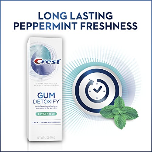 Crest Gum Detoxify Toothpaste, Extra Fresh, 4.1 Ounce (Pack of 12