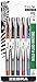 Zebra Pen Z-Grip Flight Stick Ballpoint Pen, Bold Point, 1.2mm, Assorted Fashion Colors, 5-Count