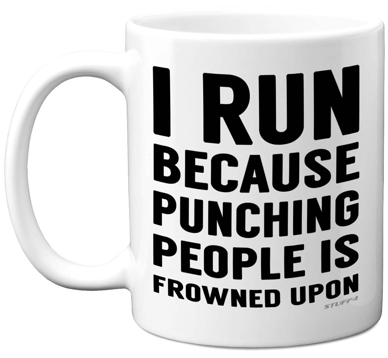 Stuff4 Running Gifts for Women and Men, Funny Novelty Triathlon Runners Mug, Running Mug, Half Marathon Gifts, 11oz Ceramic Dishwasher Safe Well Done, Birthday, Christmass, Congrats