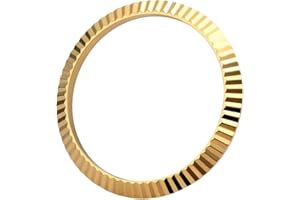 Fluted Bezel For Rolex Datejust Watch 1601 1603 1611 16014 16013 16233 16234 Polish Stainless Steel 36mm