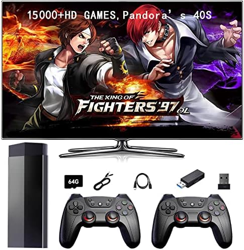 64G Retro Video Game Console, HD Classic Games Console Built in