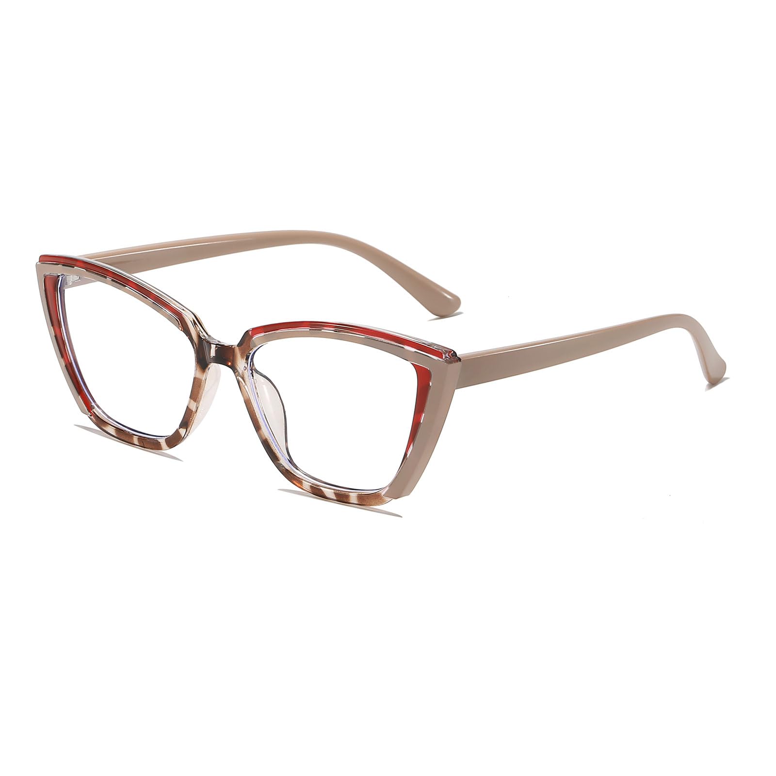 LJCZKA Blue Light Blocking Glasses Unisex Fashion Cat Eye Style Anti Blue Light Glasses Computer Eyeglasses with Anti Fatigue and Eyestrain