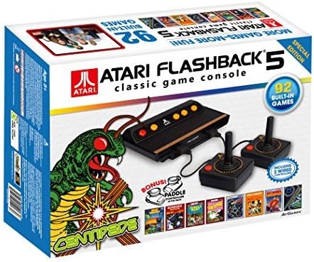 Atari Flashback 5 Classic Game Console Special Edition (2 Wired Controllers + 1 Pair of Paddles)