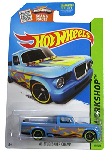 Hot Wheels 2015 HW Workshop '63 Studebaker Champ 214/250, Blue