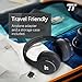 TaoTronics Active Noise Cancelling Headphones [Upgraded] 40H Playtime Bluetooth Headphones Wireless Headphones Over Ear Headphones Deep Bass Headset for Travel Work TV