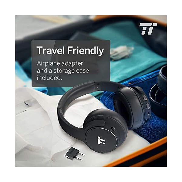 Noise-Cancelling-Headphones-TaoTronics-Active-Noise-Cancelling-Wireless-Over-Ear-Headphones-with-40-Hour-Playtime-HiFi-Stereo-CVC-60-Built-in-Mic-Foldable-Design Noise Cancelling Headphones, TaoTronics Active Noise Cancelling Wireless Over Ear Headphones with 40 Hour Playtime (HiFi…