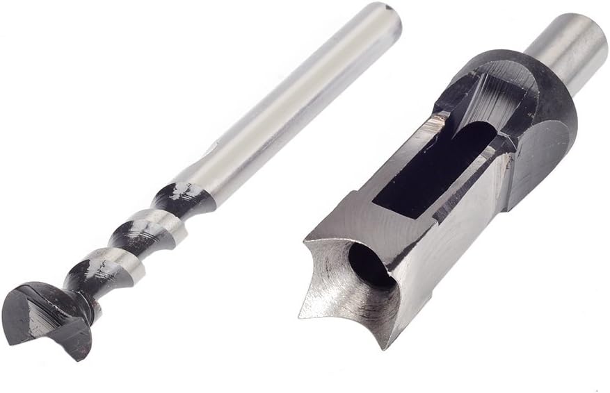 Elecall Woodworking Square Hole Drill Mortising Chisel Square Auger