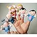 GOTD 6Pcs New Soft Family Member Puppet Baby Finger Plush Toys LOVE Warm Gift