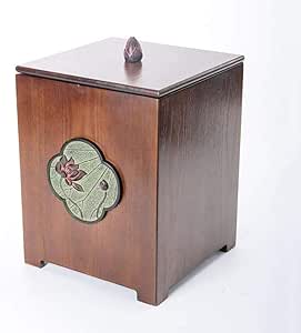 Basura y Reciclaje Bote De Basura De Los Hogares De Basura De Madera