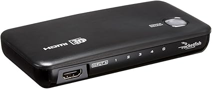 Amazon Com Rocketfish Rf G1185 4 Port Hdmi Selector Electronics